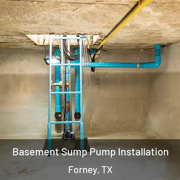  Basement Sump Pump Installation Forney, TX