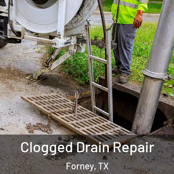  Clogged Drain Repair Forney, TX
