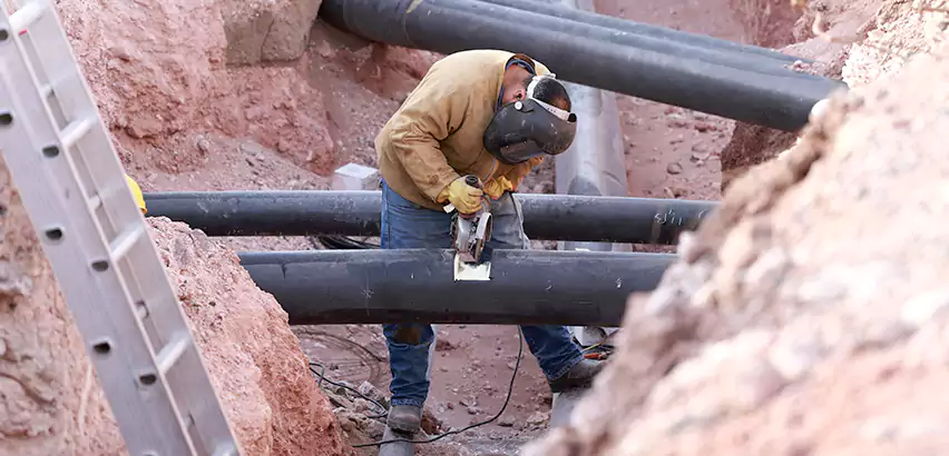 Cast Iron Sewer Pipe Replacement in Forney