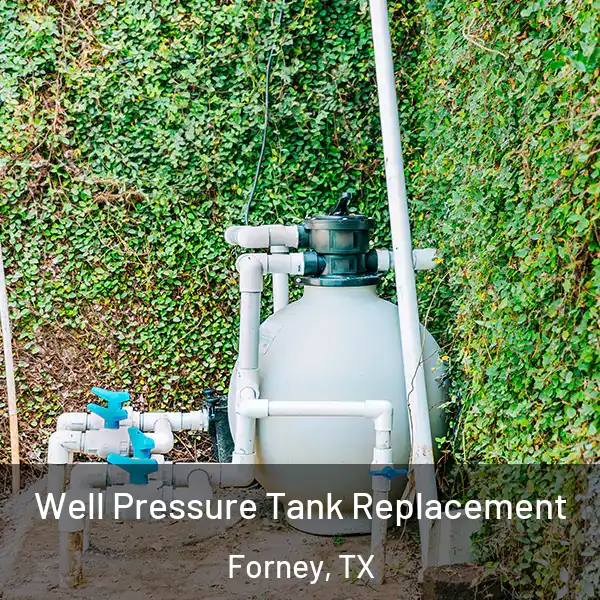  Well Pressure Tank Replacement Forney, TX